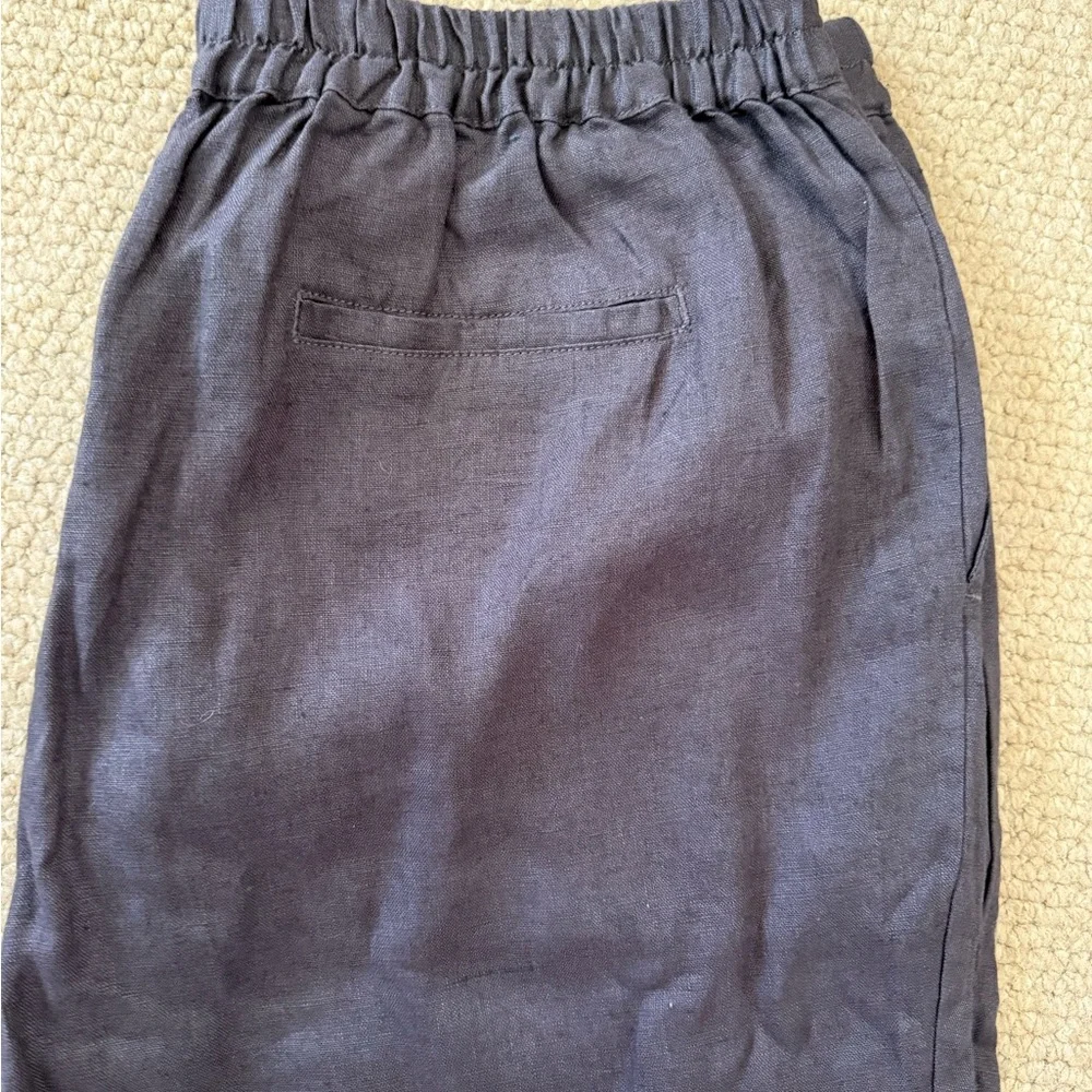 Men's Gray Casual Linen Pants New without Tags